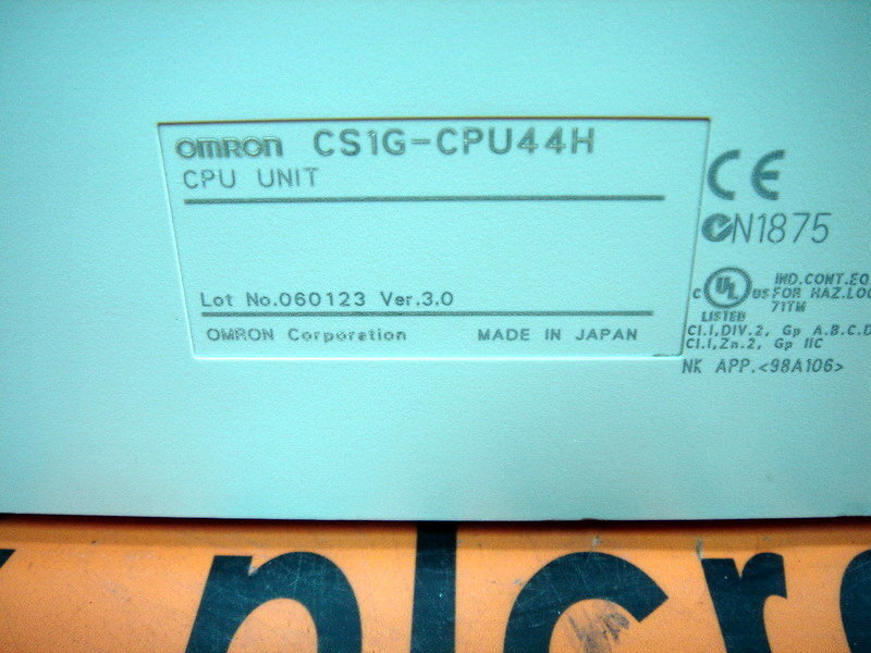 OMRON CPU UNIT CS1G-CPU44H WITH CS1W-SCB41-V1 - PLC DCS OMRON CPU UNIT CS1G-CPU44H WITH CS1W-SCB41-V1 - PLC DCS